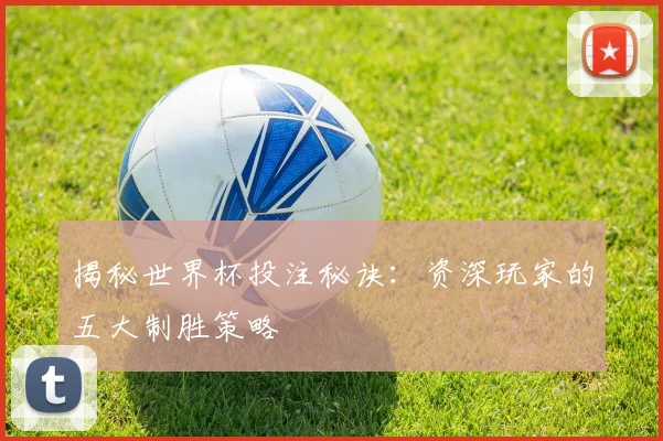 揭秘世界杯投注秘诀：资深玩家的五大制胜策略
