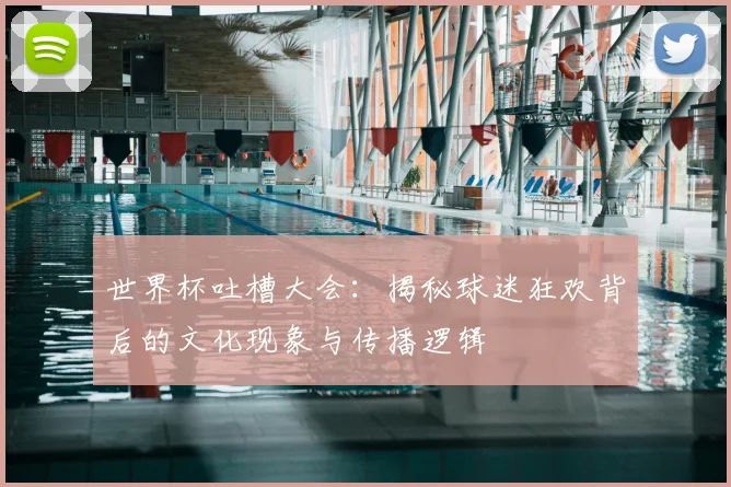 世界杯吐槽大会：揭秘球迷狂欢背后的文化现象与传播逻辑