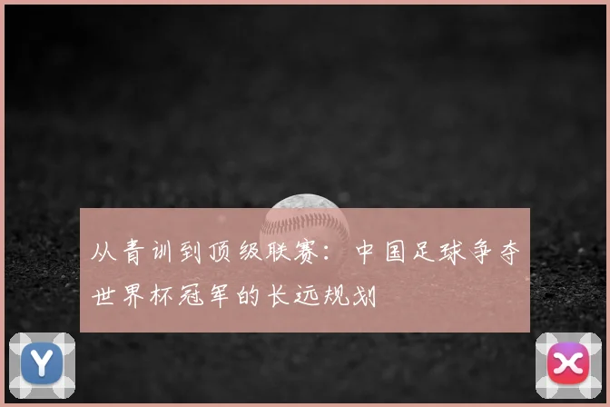 从青训到顶级联赛:中国足球争夺世界杯冠军的长远规划