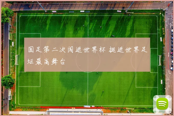 国足第二次闯进世界杯 挺进世界足坛最高舞台
