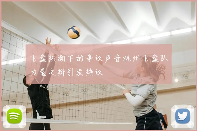 飞盘热潮下的争议声音杭州飞盘队力量之辩引发热议