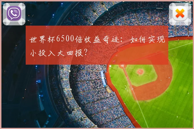 世界杯6500倍收益奇迹：如何实现小投入大回报？